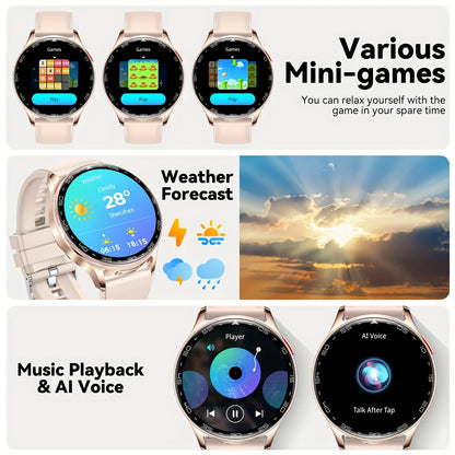 Smartwatch 2-en-1 DAORKOW T97 — Écouteurs TWS Intégrés, Écran 1,39" HD, Bluetooth 5.2, Étanche