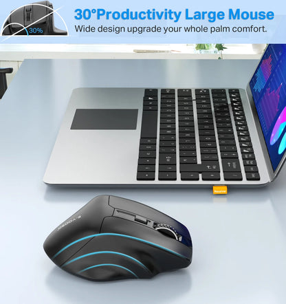 E-YOOSO X-31 USB 2.4G souris de jeu sans fil grande pour grandes mains PAW3212 4800 DPI 5 boutons pour souris gamer ordinateur portable PC