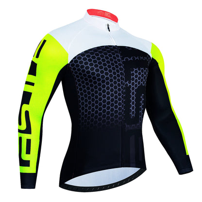 Men's Long Sleeve Cycling Jersey — Breathable Road & MTB Shirt | TechNova X