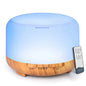 Diffuseur Arômes Design Bois 500ml — Télécommande, USB 5V & 4 Finitions Premium
