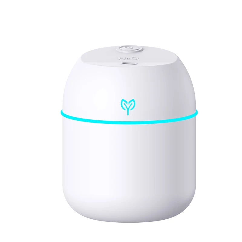 Mini Humidificateur USB 220ml — Aromathérapie, Silencieux, Arrêt Auto & 3 Coloris
