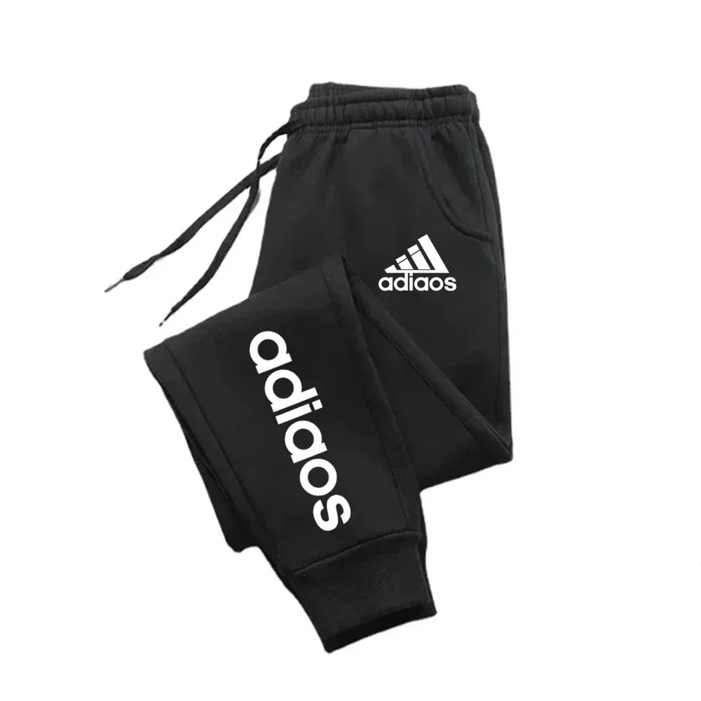 Pantalon de Survêtement Homme — Jogging Fitness, Polaire, Taille Élastique | Automne-Hiver