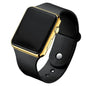 Montre Digitale LED Sport CK1500 — Bracelet Silicone, Cadran Rectangle, Unisexe