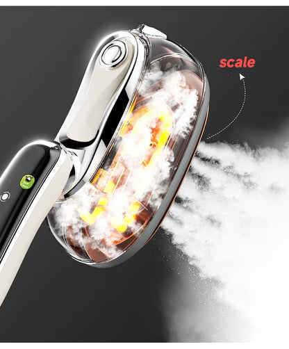 Fer à Vapeur Portable 2-en-1 IA — Défroisseur Intelligent Tactile, 6 Modes & Chauffe en 20s