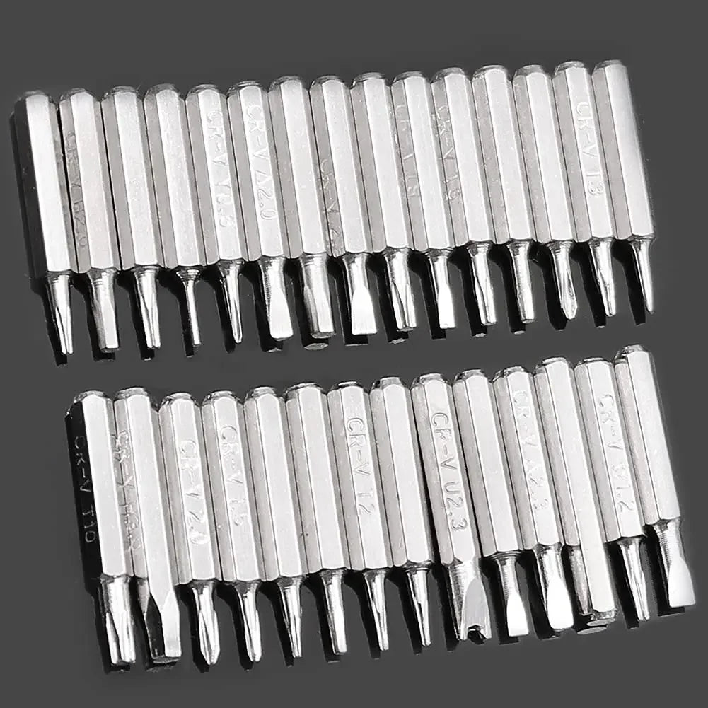 Kit Tournevis Précision 32-en-1 Galacok — 30 Embouts Magnétiques, Acier Chrome-Vanadium, Étui Compact