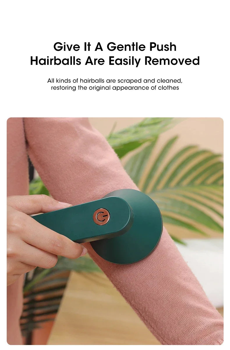 Rasoir Anti-Peluches 6 Lames Premium — Écran LED, 4H d'Autonomie & Aspiration Intégrée