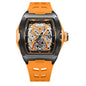 Montre Mécanique Automatique Homme LIGE — Squelette Tourbillon, Boîtier Carré, Étanche 3 ATM, 4 Coloris | TechNova X