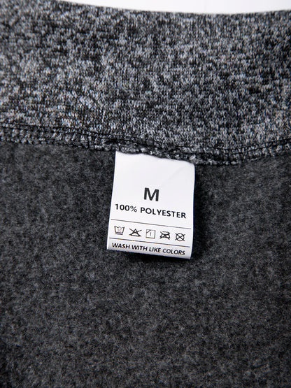 Pull Col Roulé Homme — Demi-Fermeture Éclair | Polyester Tricoté | Couleur Unie | Printemps Automne | 6 Coloris | M à 4XL
