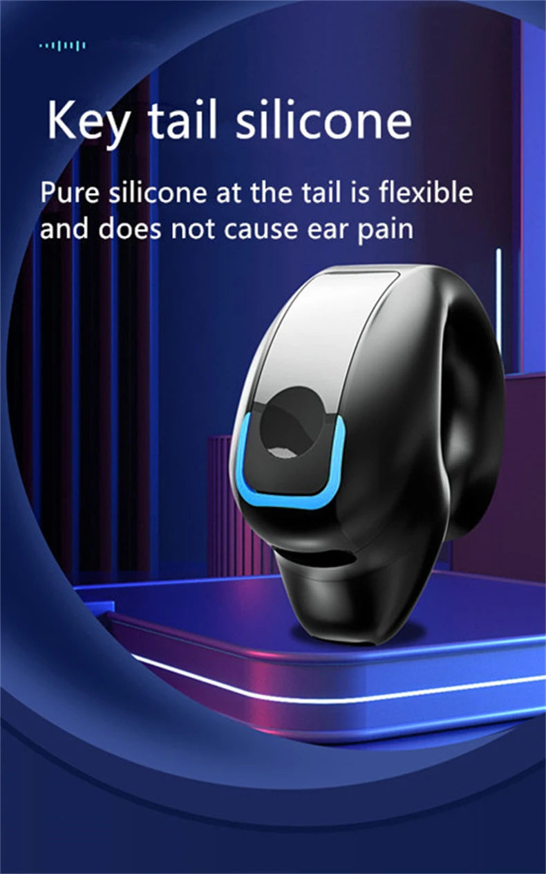 High-Quality TWS Bone Conduction Bluetooth Wireless Earphones with Mic for Sports and Noise Reduction