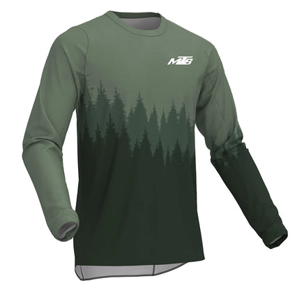 Men's Long Sleeve Cycling Jersey — MTB Downhill Shirt | TechNova X