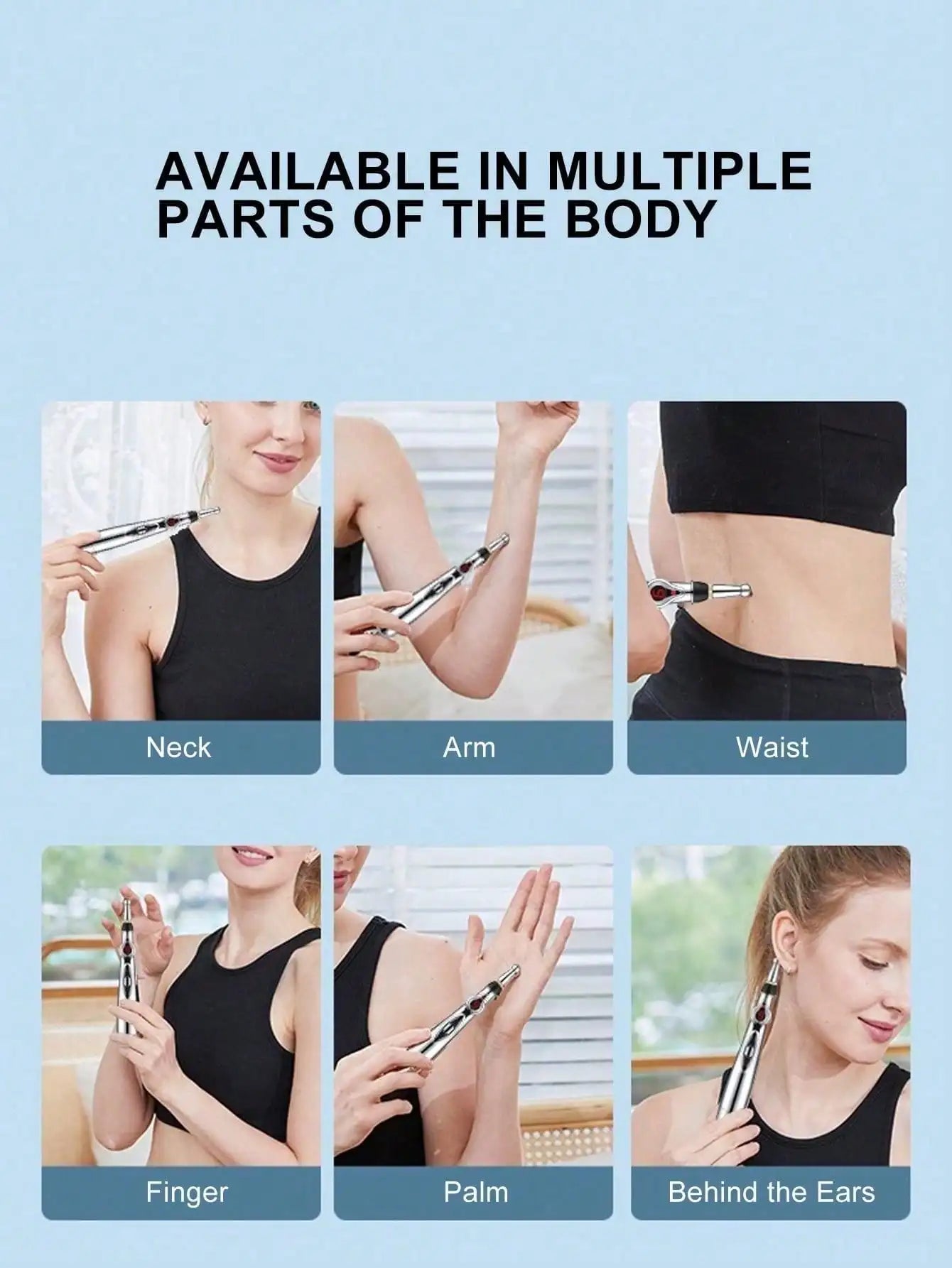 Stylo Méridien Énergétique — Massage Acupression & Relaxation Profonde | TechNova X