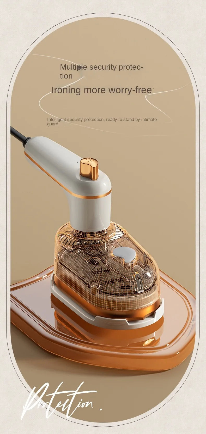 Mini Fer à Vapeur Portable 40W — Double Tension 110V/220V, Humide & Sec, Maison & Voyage