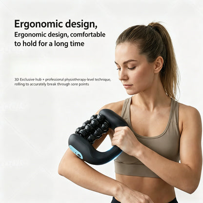 Electric Deep Tissue Massage Roller, Body Relaxation, Back Foot Leg Relief, Fascia Massage Roller