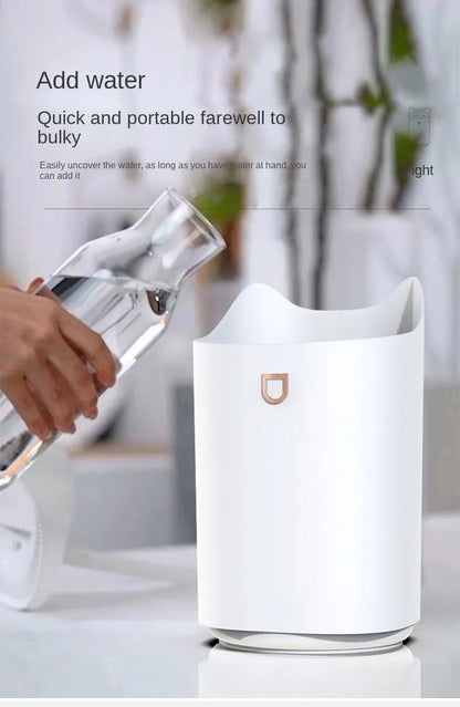 Humidificateur Double Buse 3000ml — Aromathérapie Ultrasonique, LED Ambiance & Multi-Vitesses
