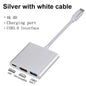 Adaptateur Hub USB-C 3 en 1 — HDMI 4K, USB 3.0 5Gbps, Charge USB-C | TechNova X