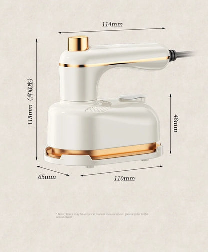 Mini Fer à Vapeur Portable 40W — Double Tension 110V/220V, Humide & Sec, Maison & Voyage