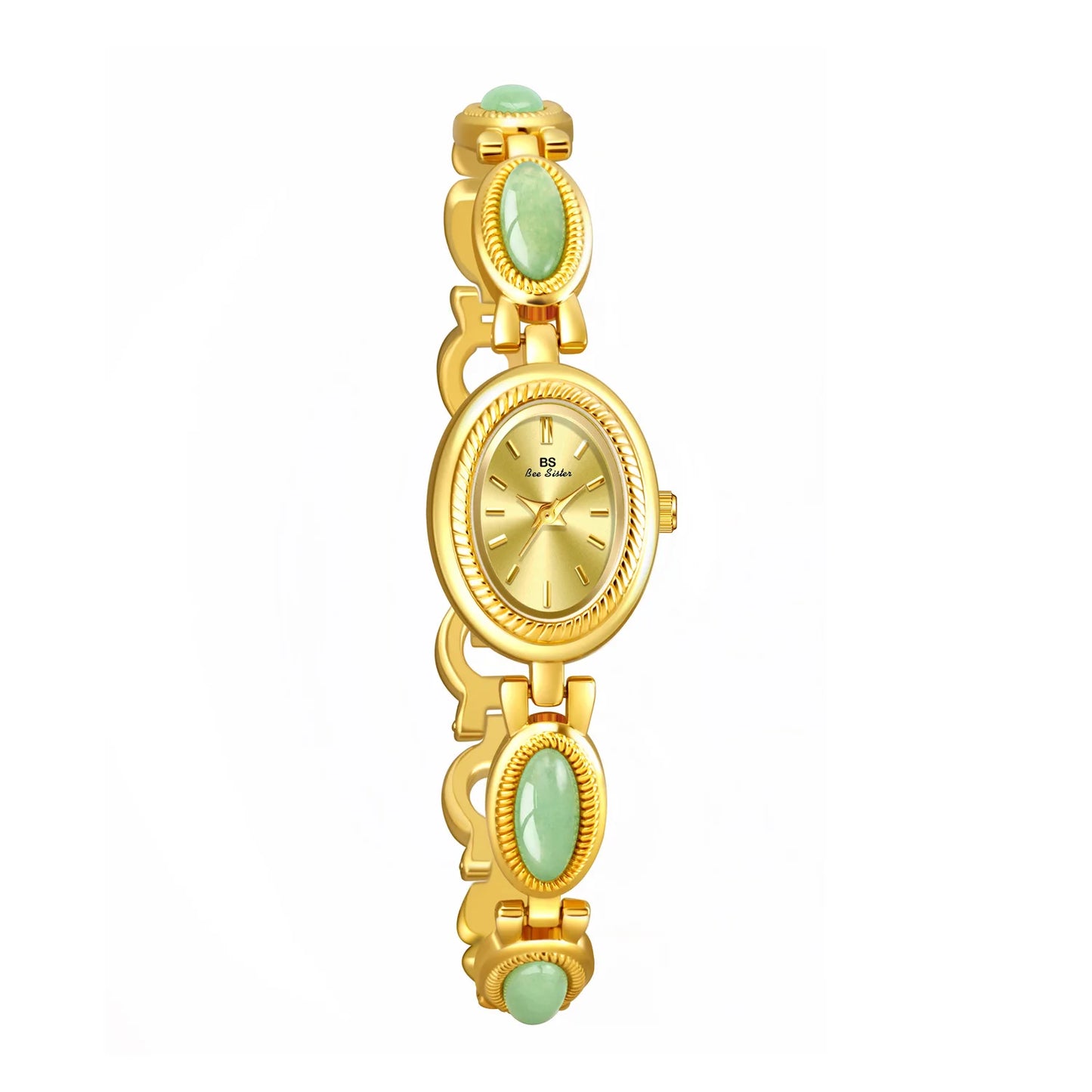 Montre Quartz Femme Bracelet Élégant — Boîtier Ovale 24 mm, Acier Inoxydable, Verre Hardlex, 3 ATM, 16 Coloris | TechNova X